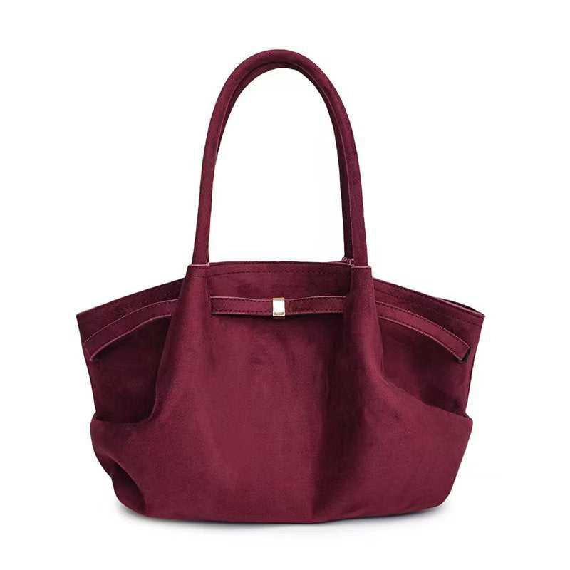 Elegant Soft Suede Tote Bag for Women