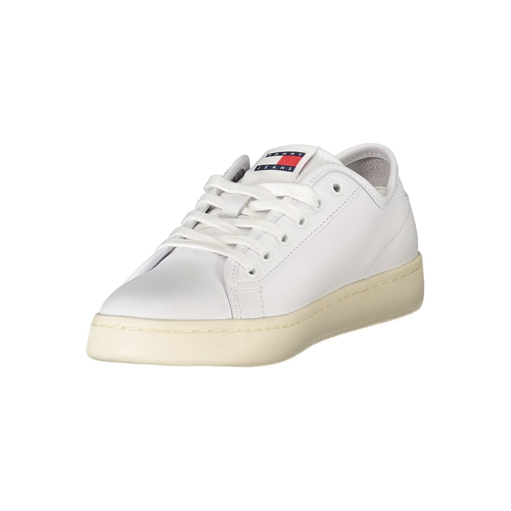 Tommy Hilfiger Women's White Polyurethane Sneakers