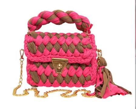 Colorful Hand-Woven Crossbody Bag for Women