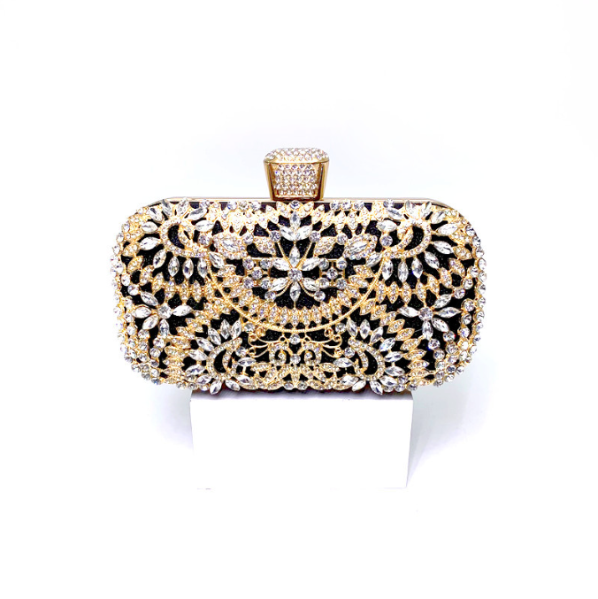 Luxury Rhinestone Diamond Evening Clutch Bag