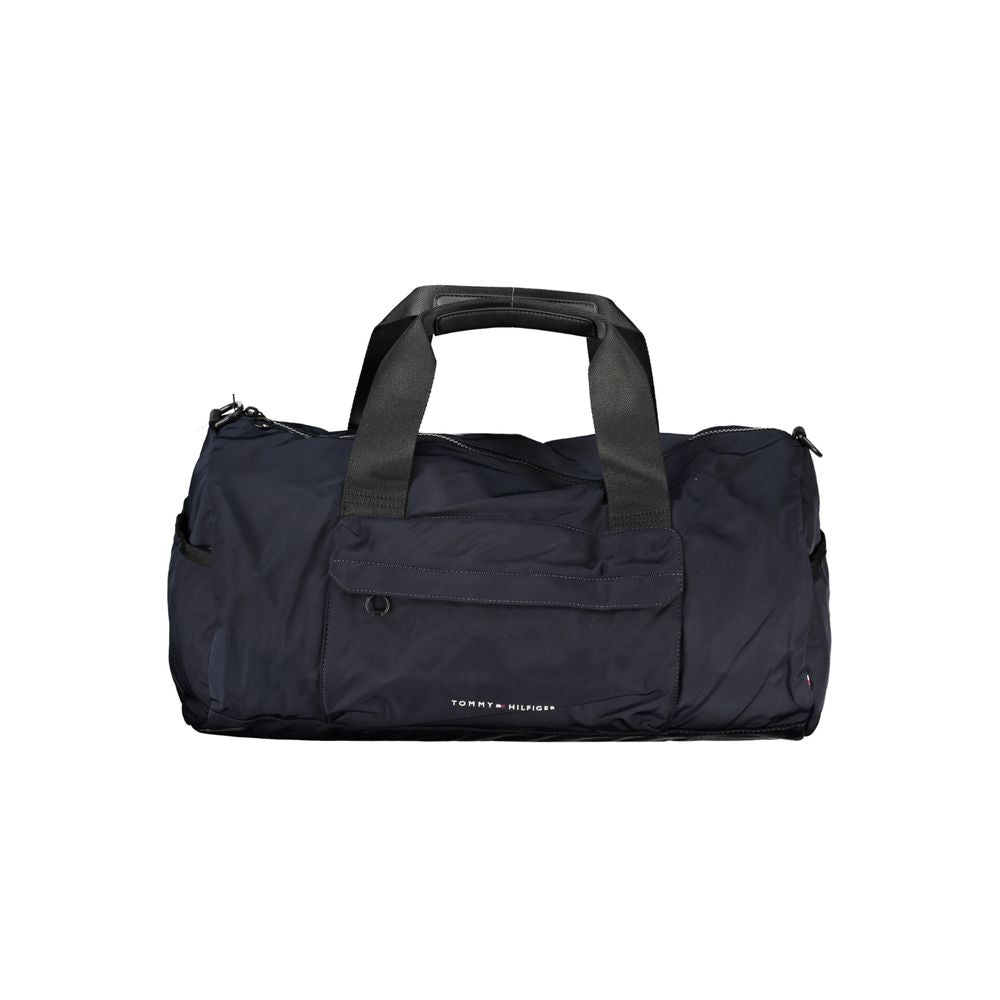 Tommy Hilfiger Men's Blue Polyester Shoulder Bag with Adjustable Strap - image 1