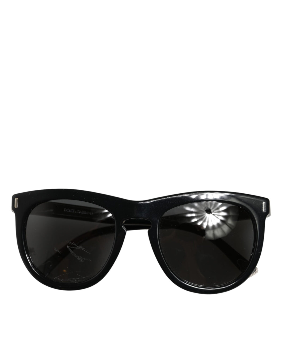 Dolce & Gabbana DG4281 Women's Black Round Sunglasses