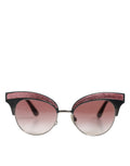 Dolce & Gabbana DG6109 Women's Black Sequined Cat-Eye Sunglasses