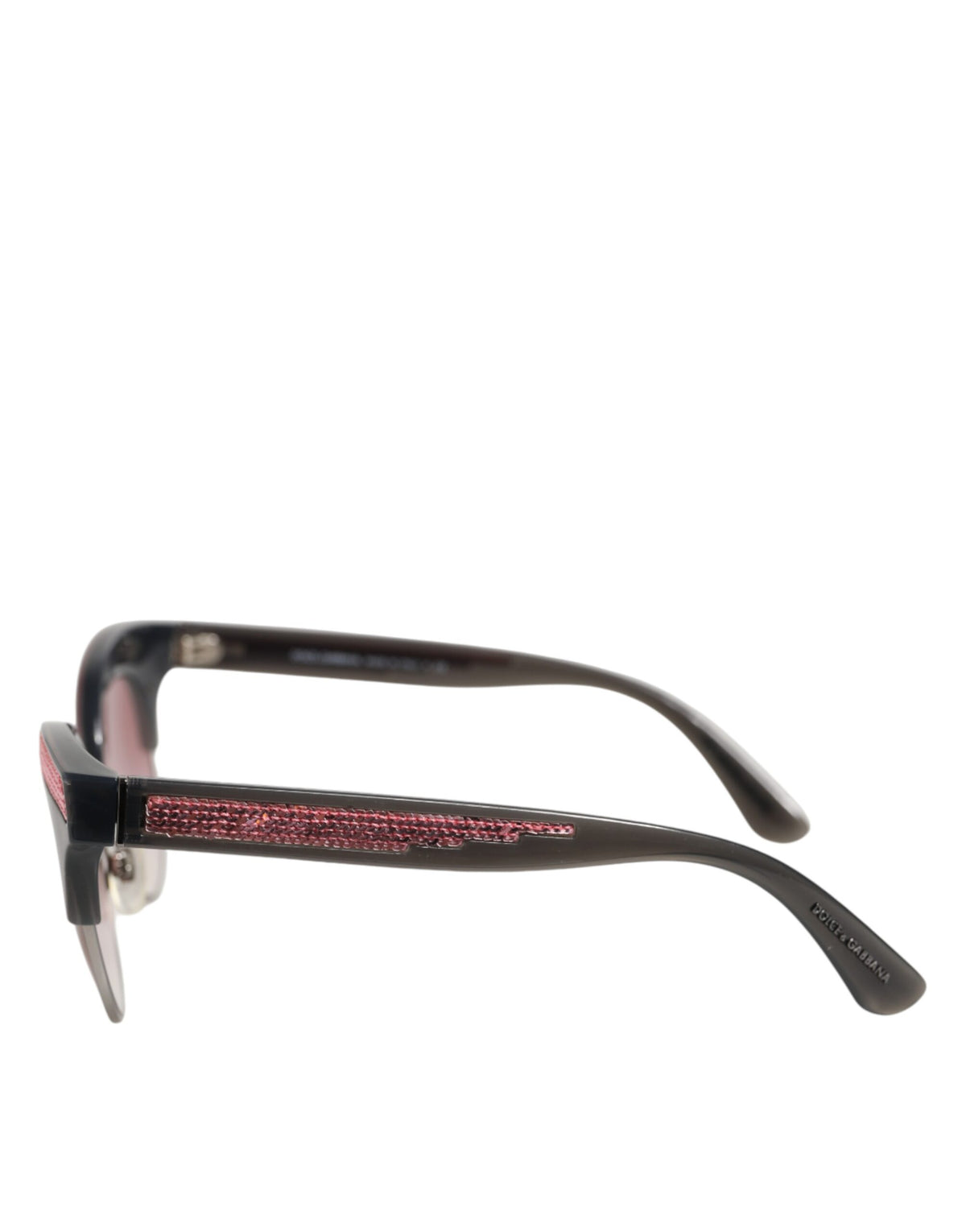 Dolce & Gabbana DG6109 Women's Black Sequined Cat-Eye Sunglasses