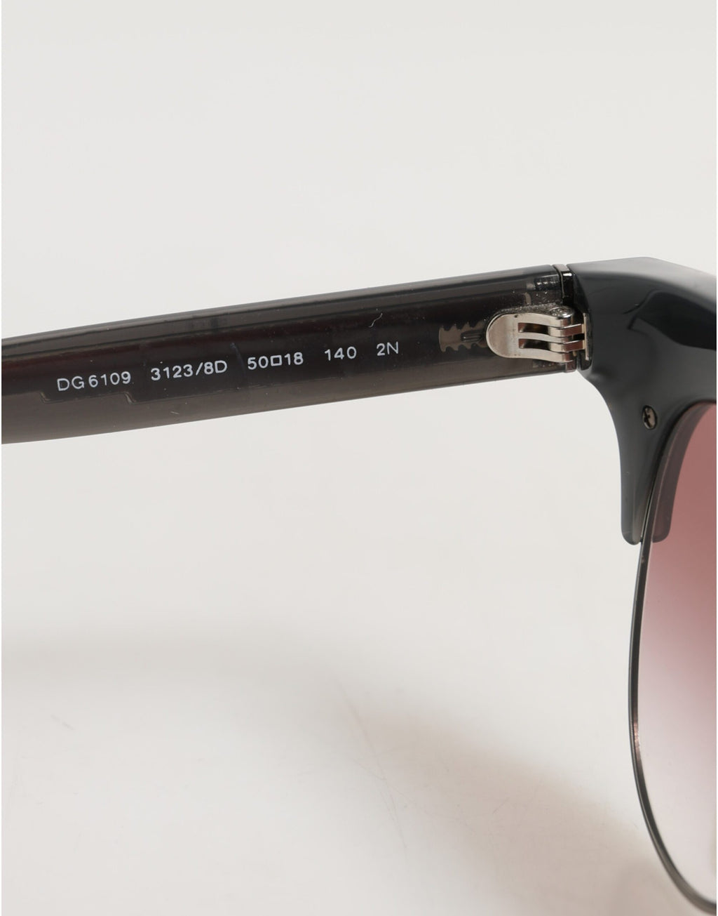 Dolce & Gabbana DG6109 Women's Black Sequined Cat-Eye Sunglasses