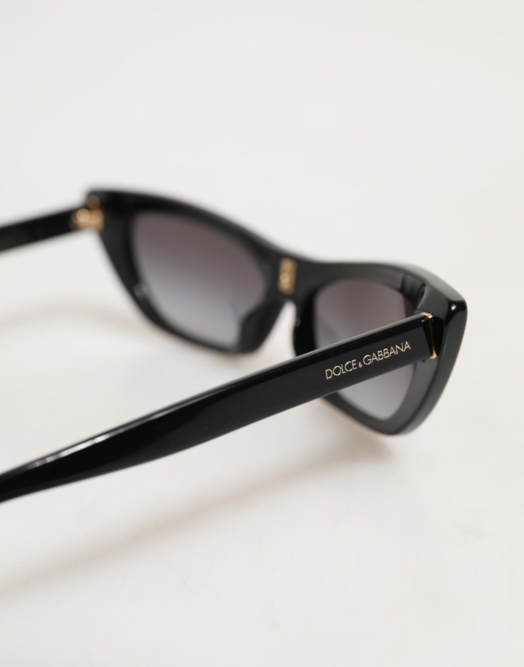 Dolce & Gabbana DG4334B Women's Black Cat-Eye Sunglasses