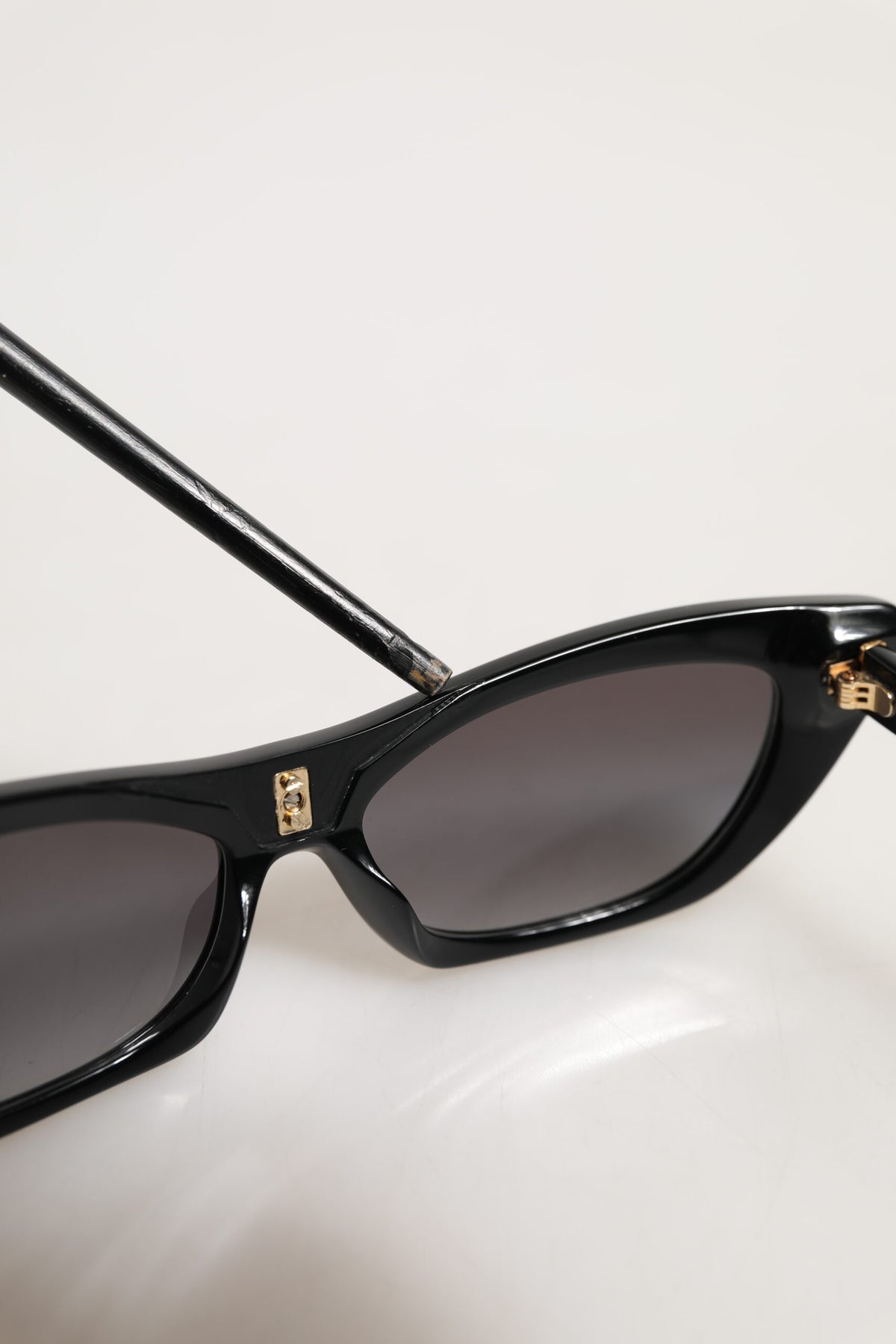 Dolce & Gabbana DG4334B Women's Black Cat-Eye Sunglasses