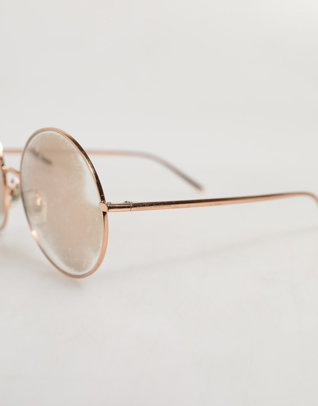 Dolce & Gabbana Women's Rose Gold Round Sunglasses