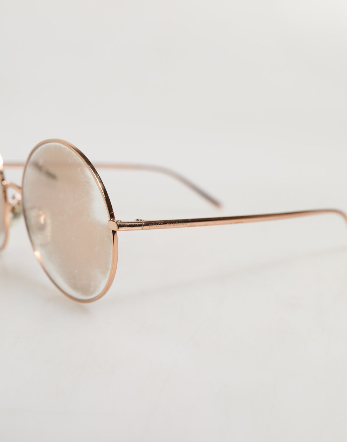 Dolce & Gabbana Women's Rose Gold Round Sunglasses