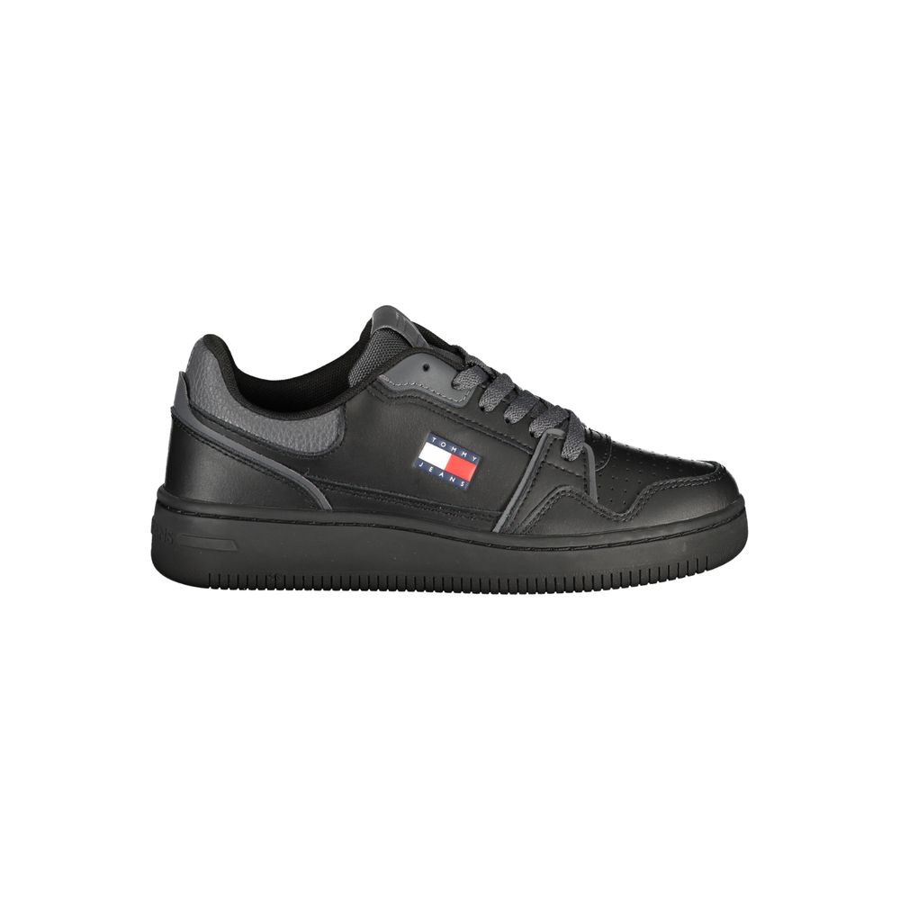 Tommy Hilfiger Women's Black Polyurethane Sneakers