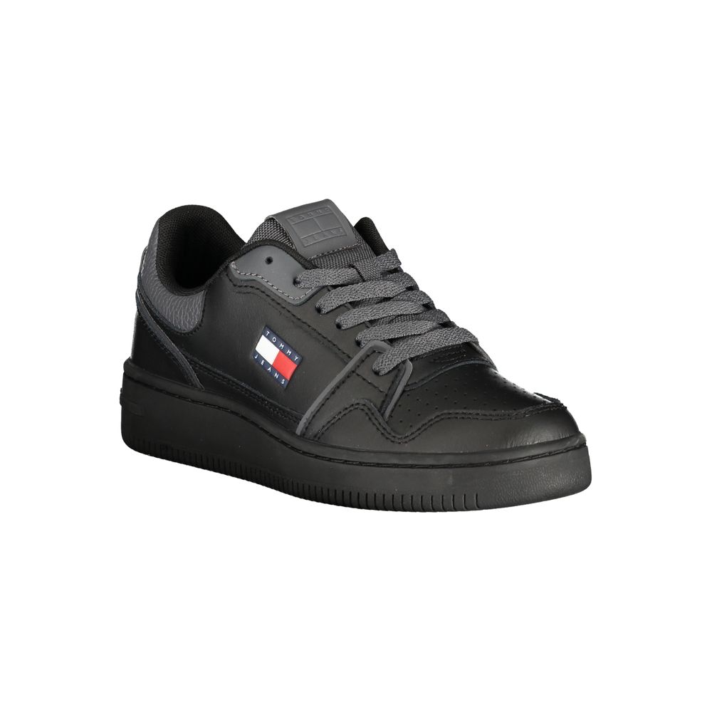 Tommy Hilfiger Women's Black Polyurethane Sneakers