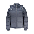 Tommy Hilfiger Men's Blue Polyester Full-Length Jacket