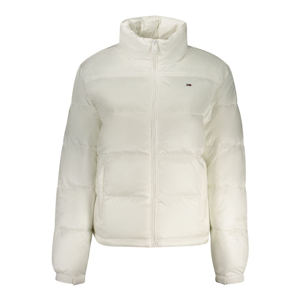 Tommy Hilfiger Women's White Polyester Shell Jacket