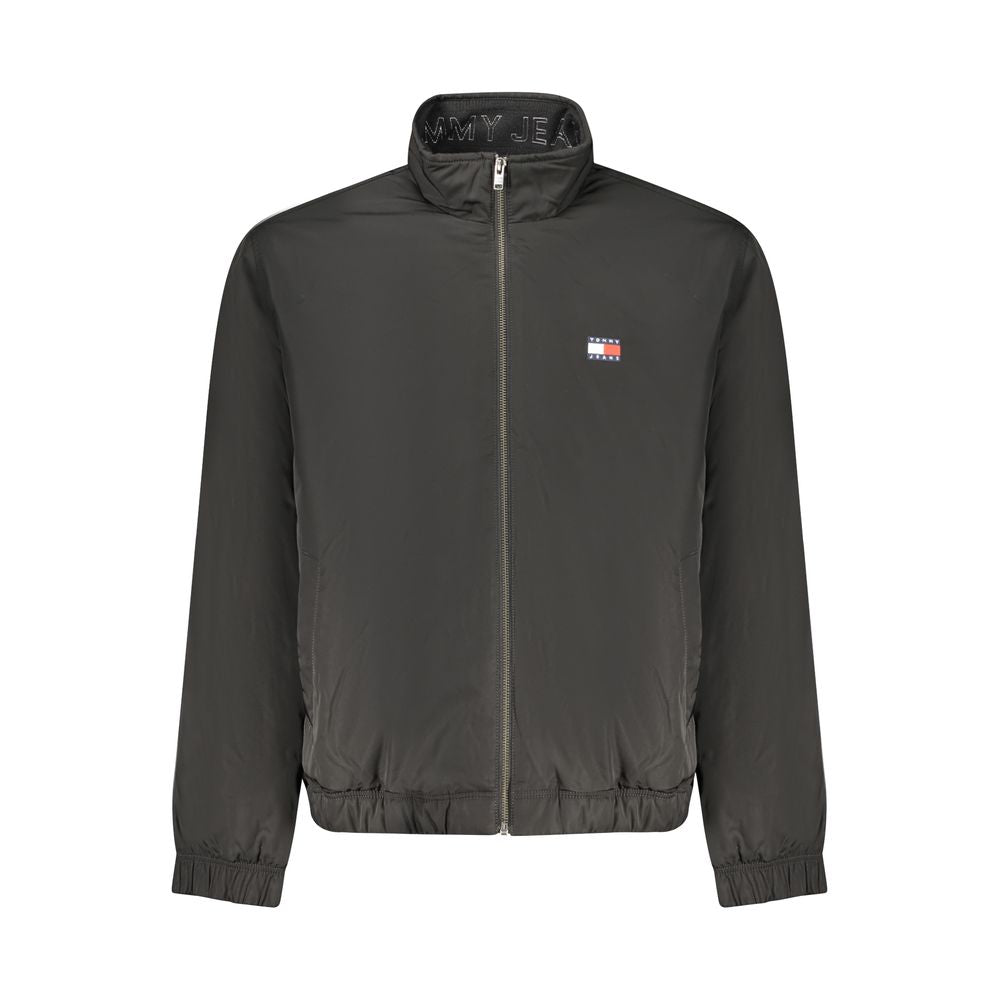 Tommy Hilfiger Men's Black Polyester Bomber Jacket