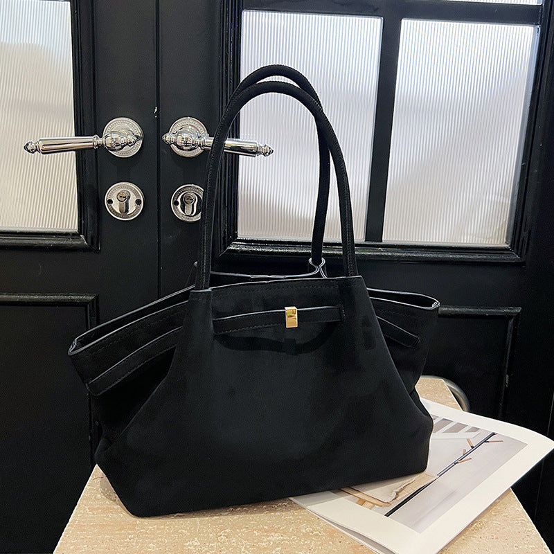 Elegant Soft Suede Tote Bag for Women