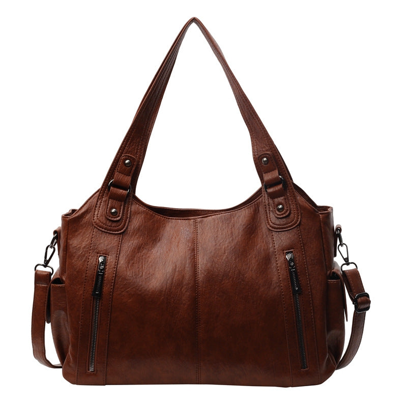 Elegant Soft Leather Tote Bag for Women