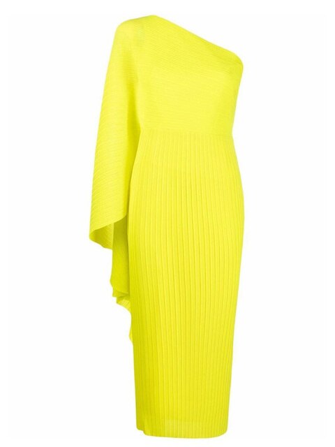 Elegant One Shoulder Pleated Evening Dress