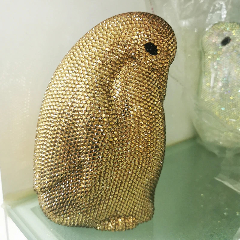 Luxury Crystal Animal Evening Clutch Bag