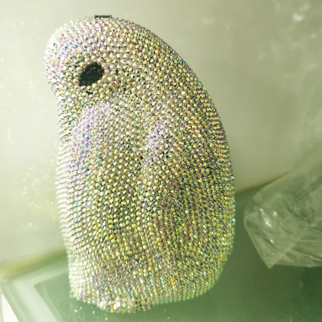 Luxury Crystal Animal Evening Clutch Bag