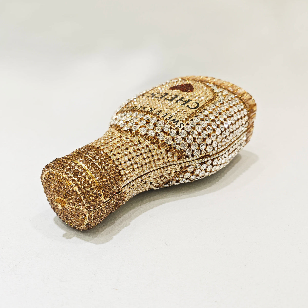 Luxury Crystal Bottle Clutch Bag for Women