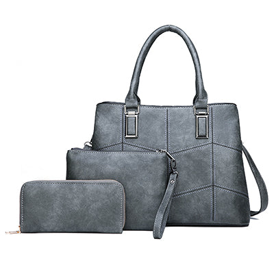 Luxury 3-Piece Women's Handbag Set