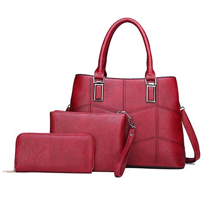 Luxury 3-Piece Women's Handbag Set