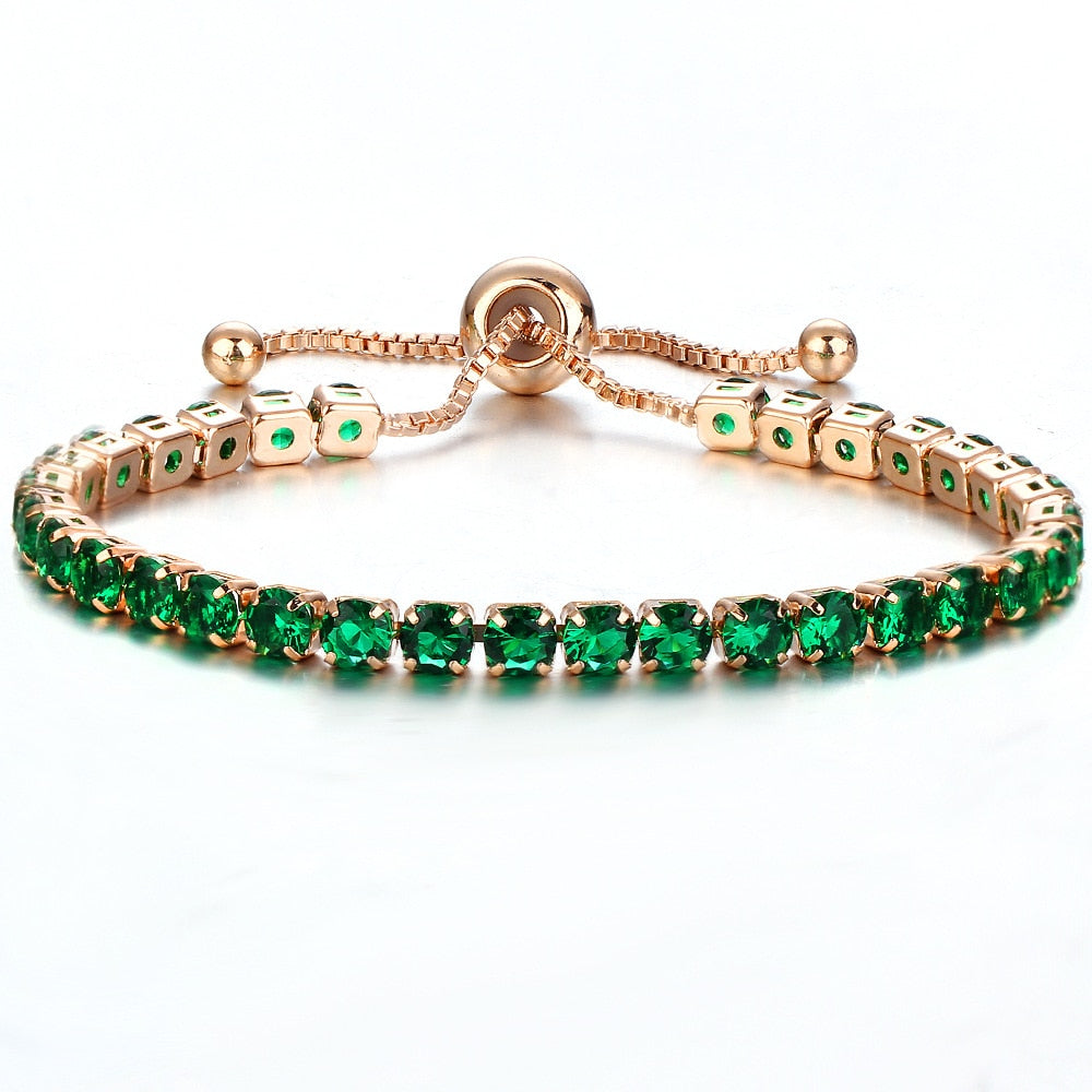 Luxury 4mm Cubic Zirconia Tennis Bracelet