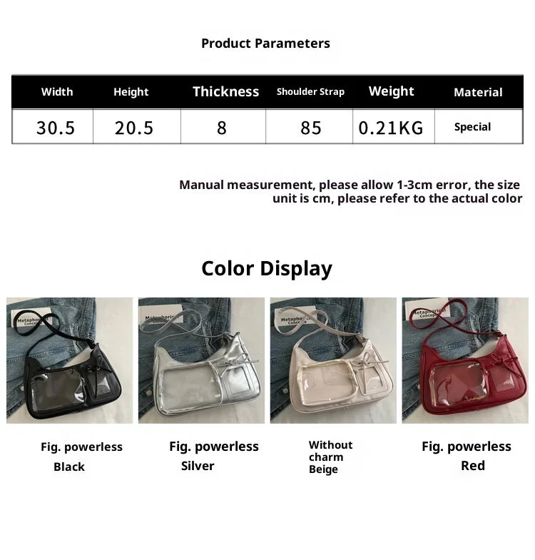 Women's Y2K Shoulder Bag – Trendy Crossbody Bag