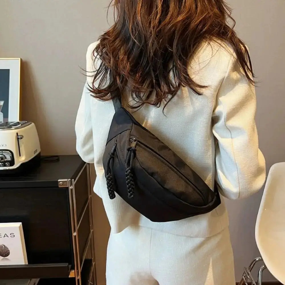 Women's Half Moon Crossbody Bag | Lightweight Waterproof Chest & Shoulder Bag for Everyday Travel