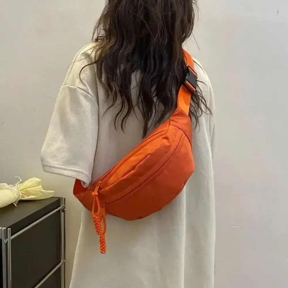 Women's Half Moon Crossbody Bag | Lightweight Waterproof Chest & Shoulder Bag for Everyday Travel