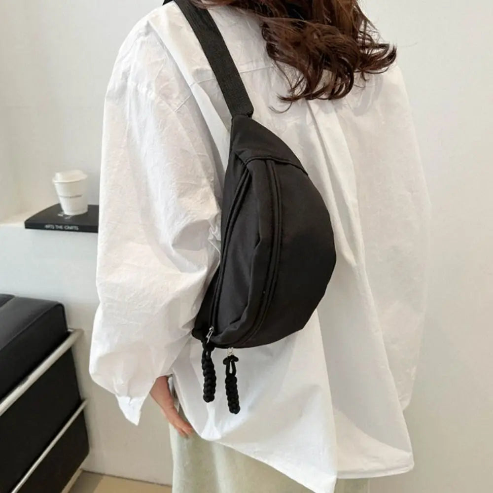 Women's Half Moon Crossbody Bag | Lightweight Waterproof Chest & Shoulder Bag for Everyday Travel
