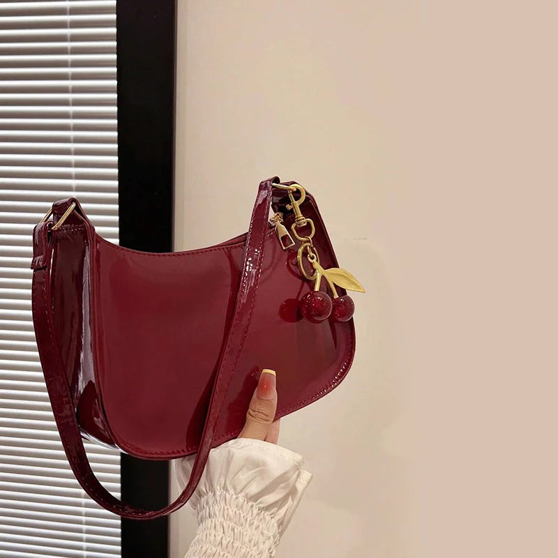 Women’s Elegant PU Leather Shoulder Bag – Fashion Handbag