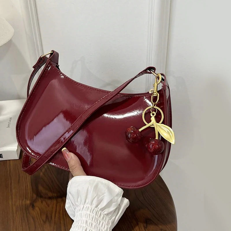 Women’s Elegant PU Leather Shoulder Bag – Fashion Handbag