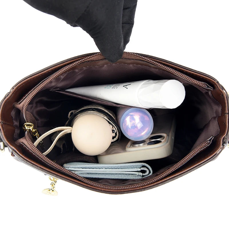 Vintage Floral Crossbody Bag for Women | Casual Shoulder Bag