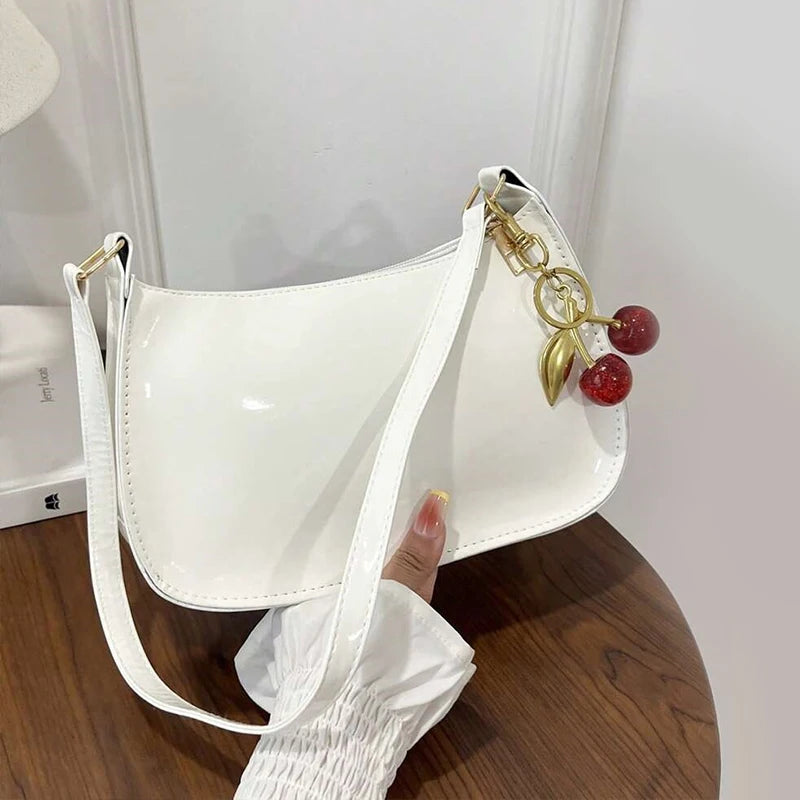 Women’s Elegant PU Leather Shoulder Bag – Fashion Handbag