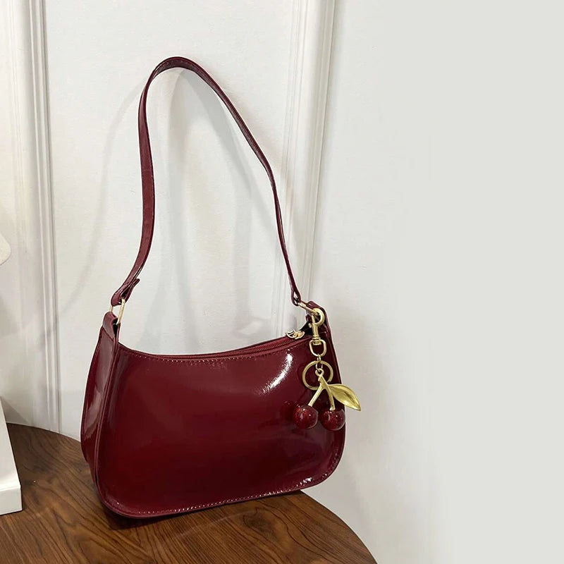 Women’s Elegant PU Leather Shoulder Bag – Fashion Handbag