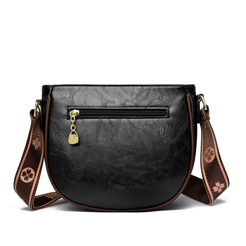 Vintage Floral Crossbody Bag for Women | Casual Shoulder Bag