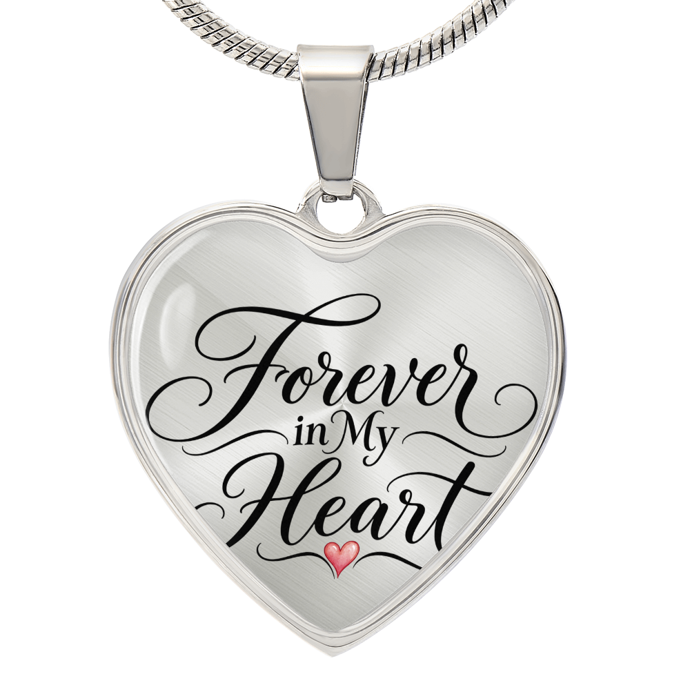 Forever in My Heart Necklace – Romantic Gift for Her, Wife & Girlfriend