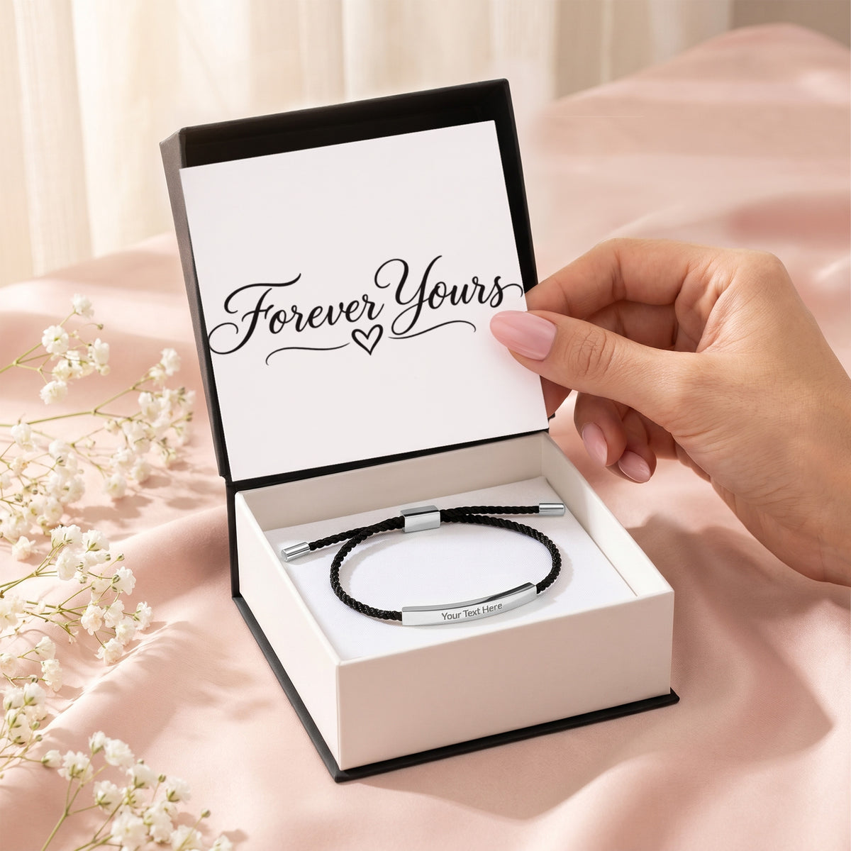 Forever Yours Personalized Engraved Bracelet