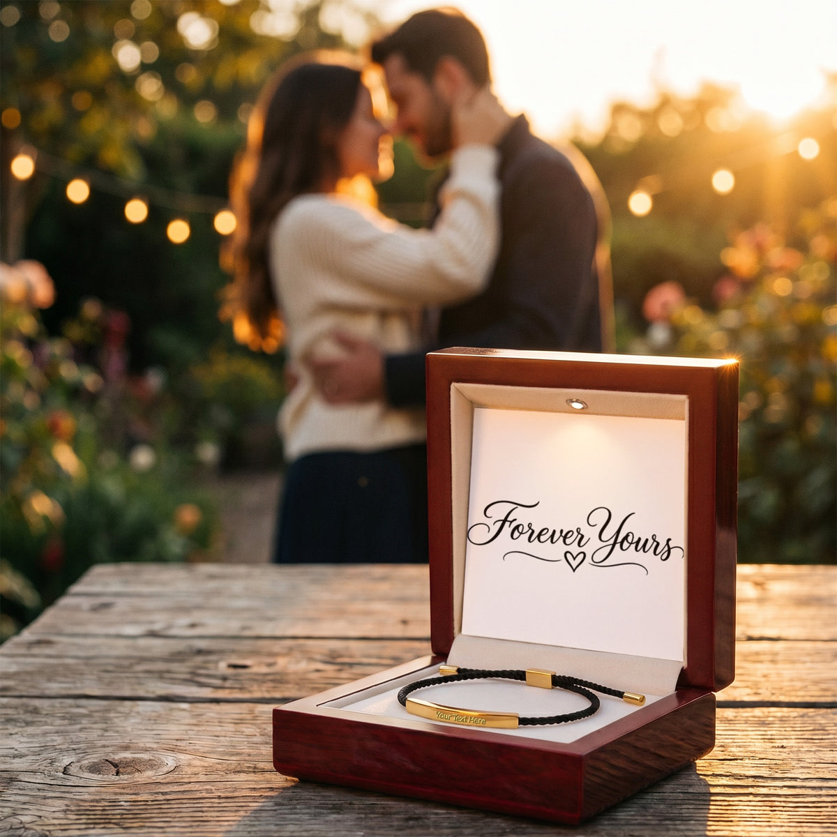 Forever Yours Personalized Engraved Bracelet