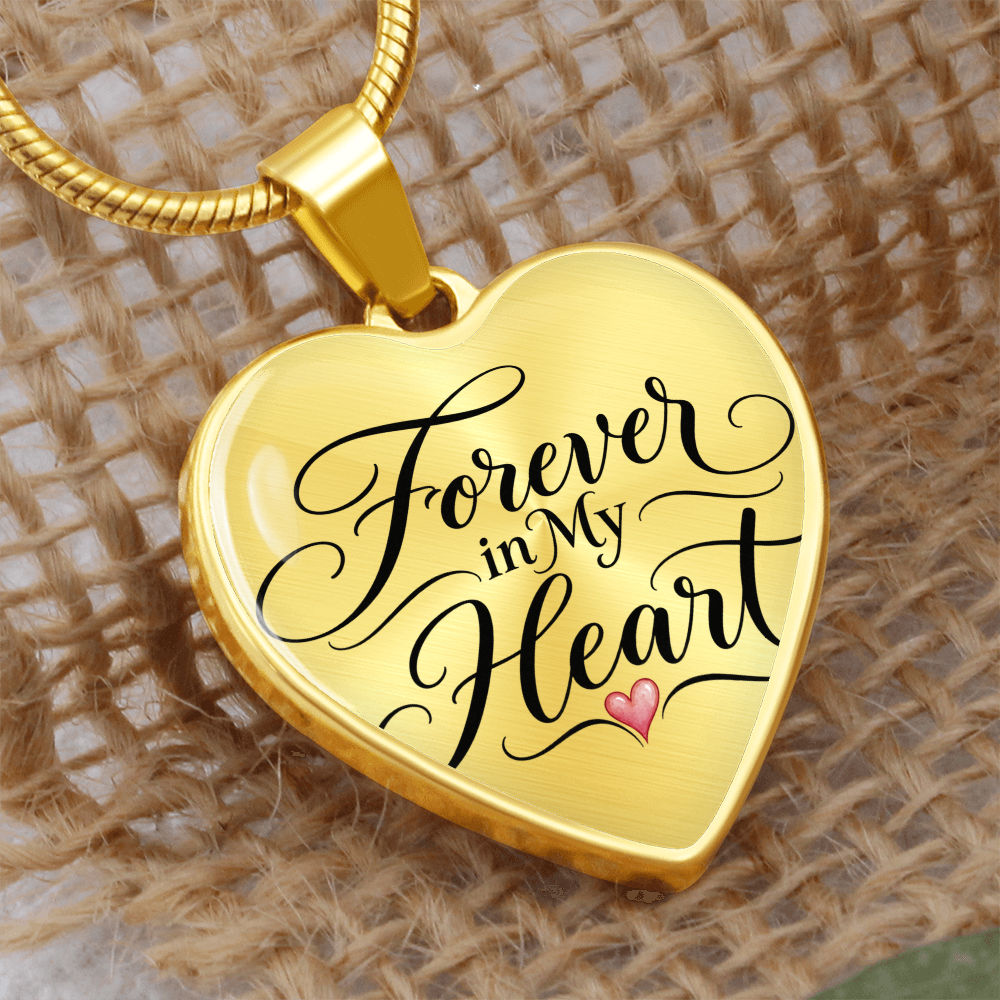 Forever in My Heart Necklace – Romantic Gift for Her, Wife & Girlfriend