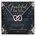 Interlocking Hearts Necklace – Forever Love Gift
